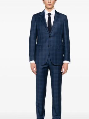 Ermenegildo Zegna Navy Wool Jacket